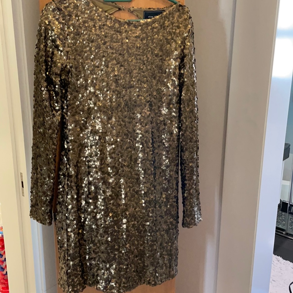 Sequence open back dress
